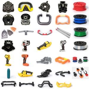 termoplastiske sprøjtestøbte komponenter til elværktøj